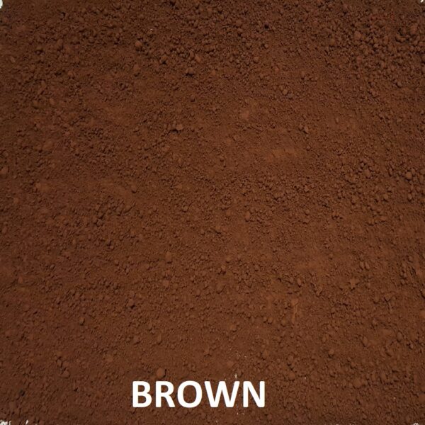 BROWN DyePigment for Concrete, Render, Mortar & Cement
