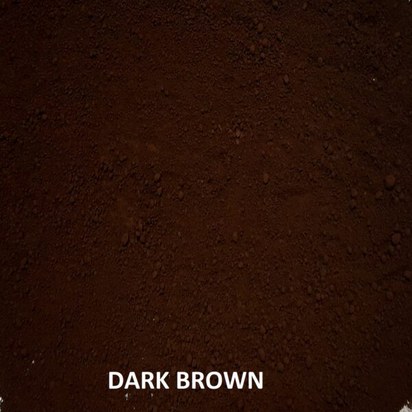 DARK BROWN DyePigment for Concrete, Render, Mortar & Cement
