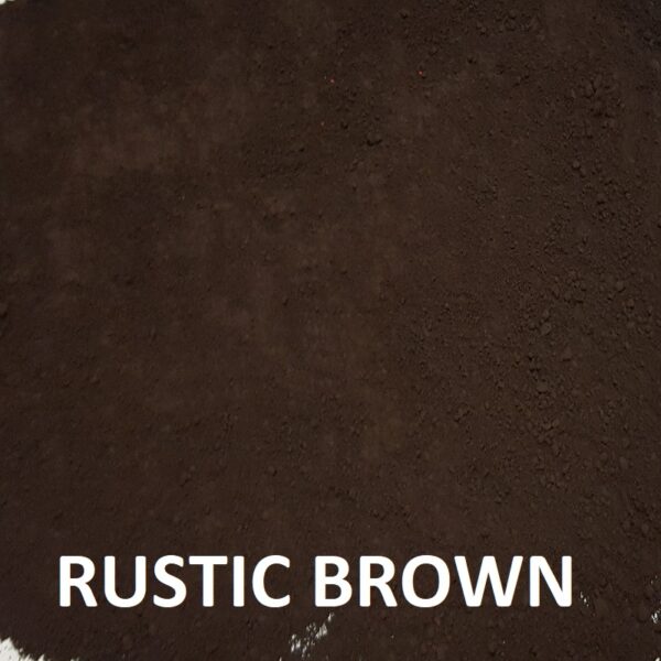RUSTIC BROWN DyePigment for Concrete, Render, Mortar & Cement