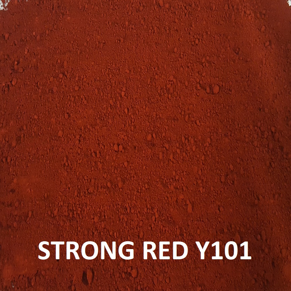 STRONG RED Y101 DyePigment for Concrete, Render, Mortar & Cement